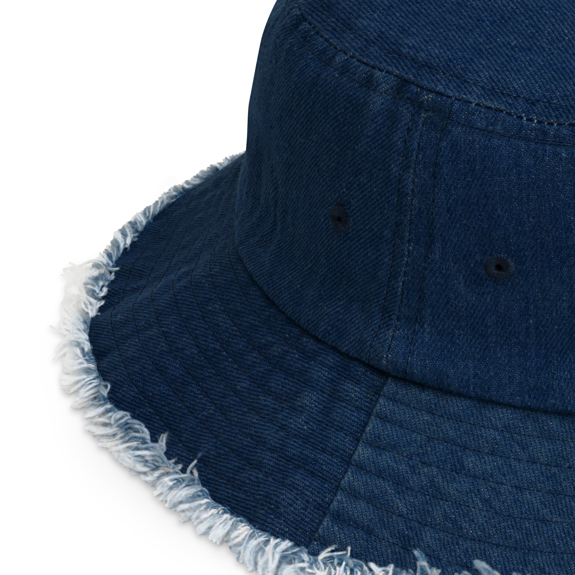 Distressed Denim Bucket Hat – Jogilby